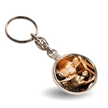 Round Metal Keyring