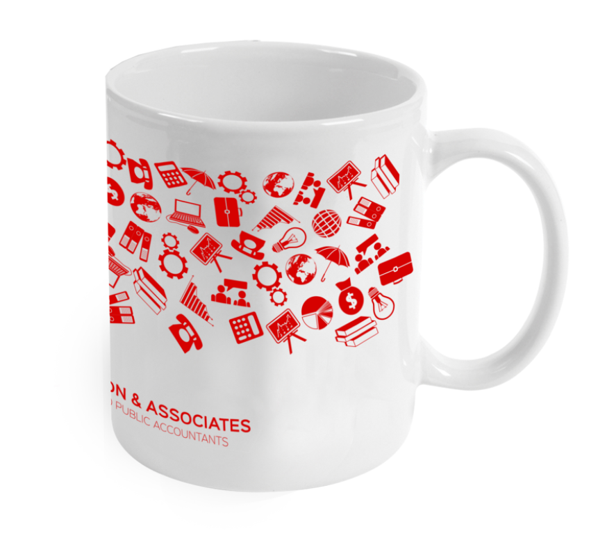 Seattle - 325 ml White Ceramic Mug