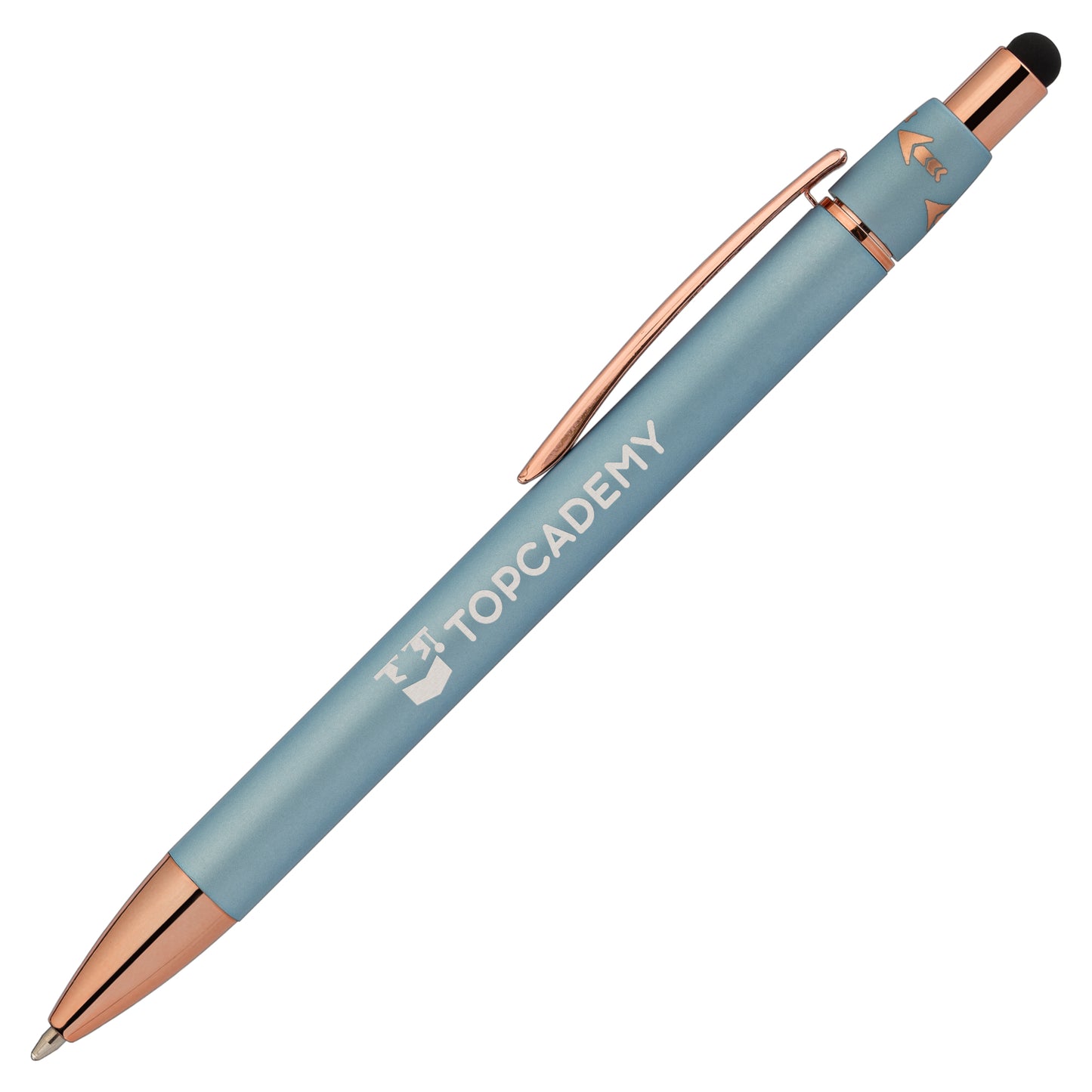 Orbit Spinner Metal Pen with Stylus