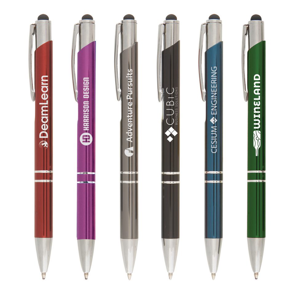 Beaufort Metal Pen w/Top Stylus