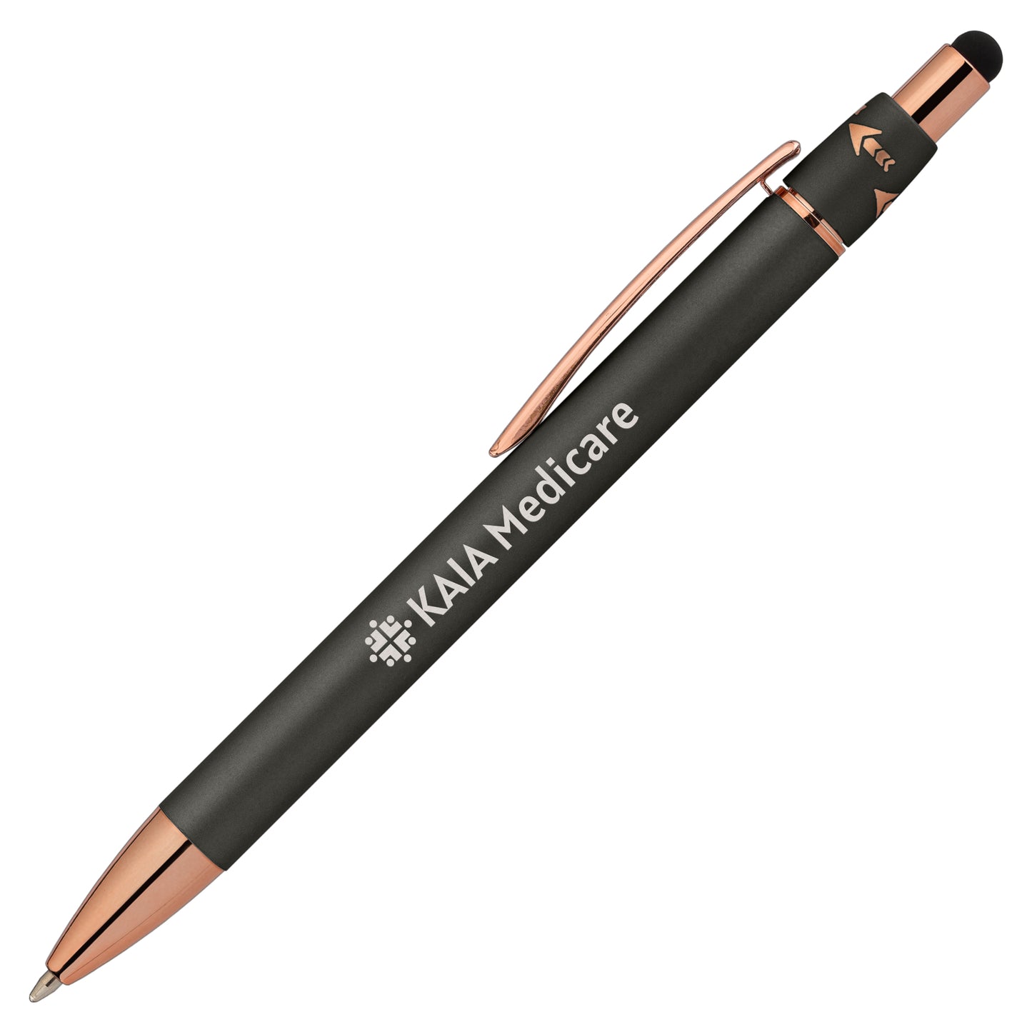 Orbit Spinner Metal Pen with Stylus