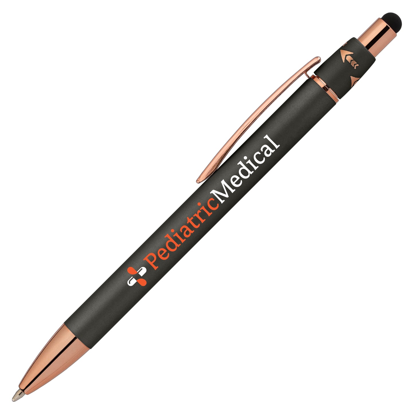 Orbit Spinner Metal Pen with Stylus