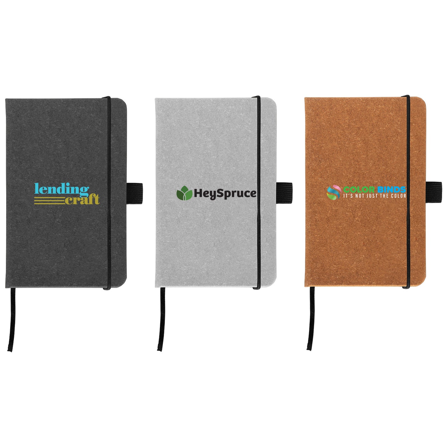 Carson Recycled Leather Notebook A5