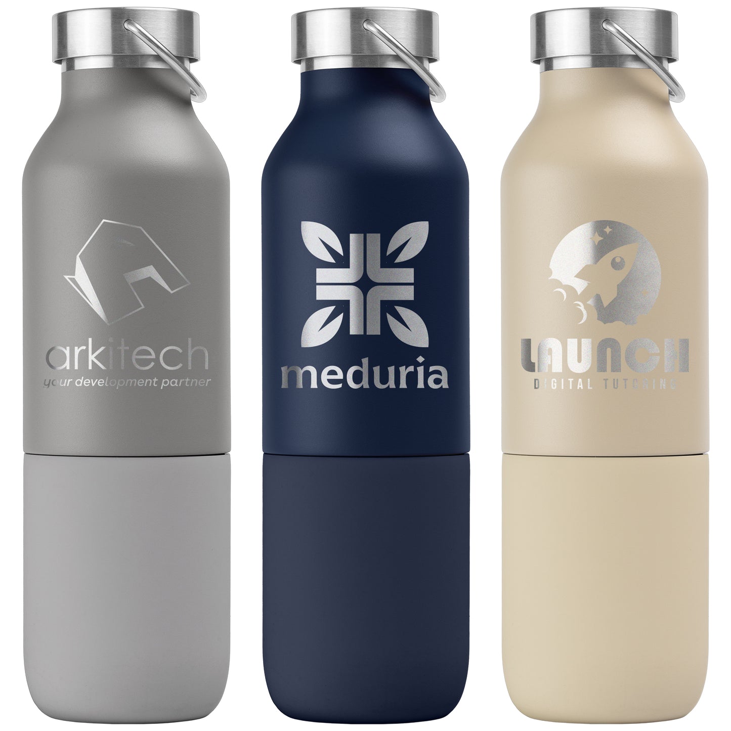 Freya Duo – 2-in-1 590 ml Double-Wall Recycled Stainless Steel Bottle with 325 ml Tumbler
