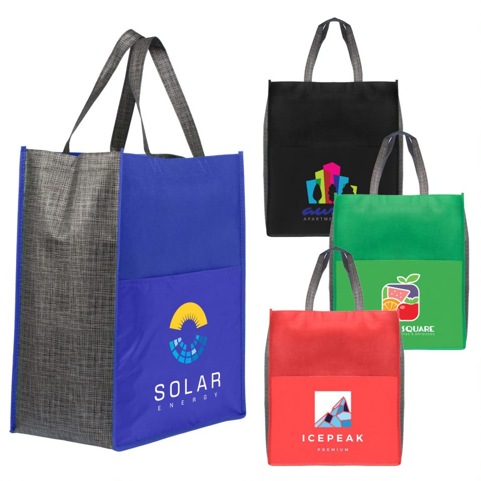 Rome Shopping Tote Bag with Pocket